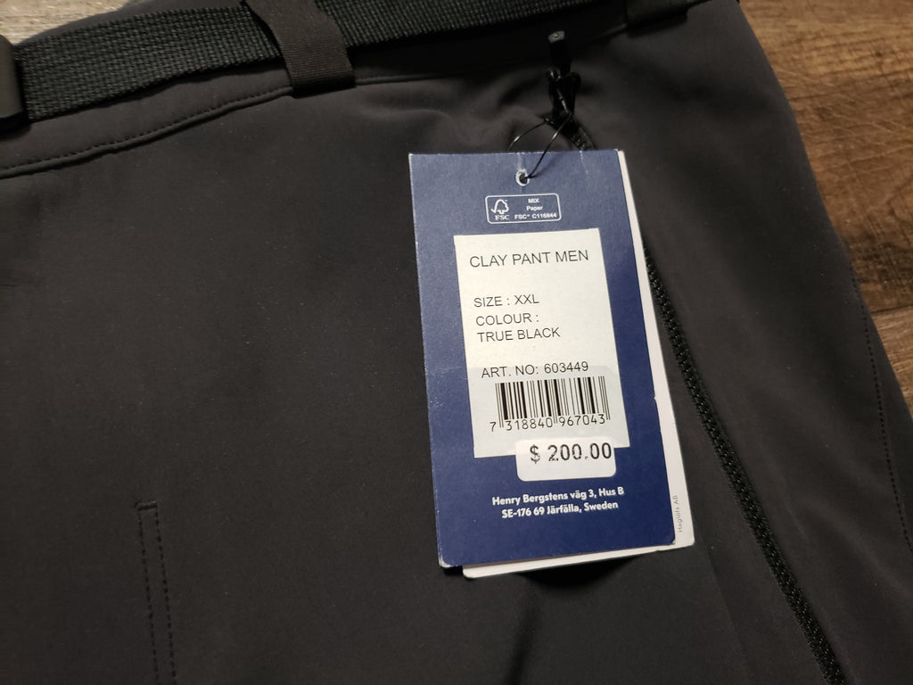 Haglofs Clay Pant soft shell hike ski pants 2XL 40 x 36