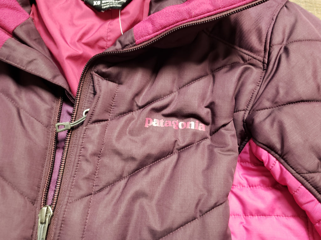 Patagonia Rubicon Rider ski jacket women XS missing hood and skirt