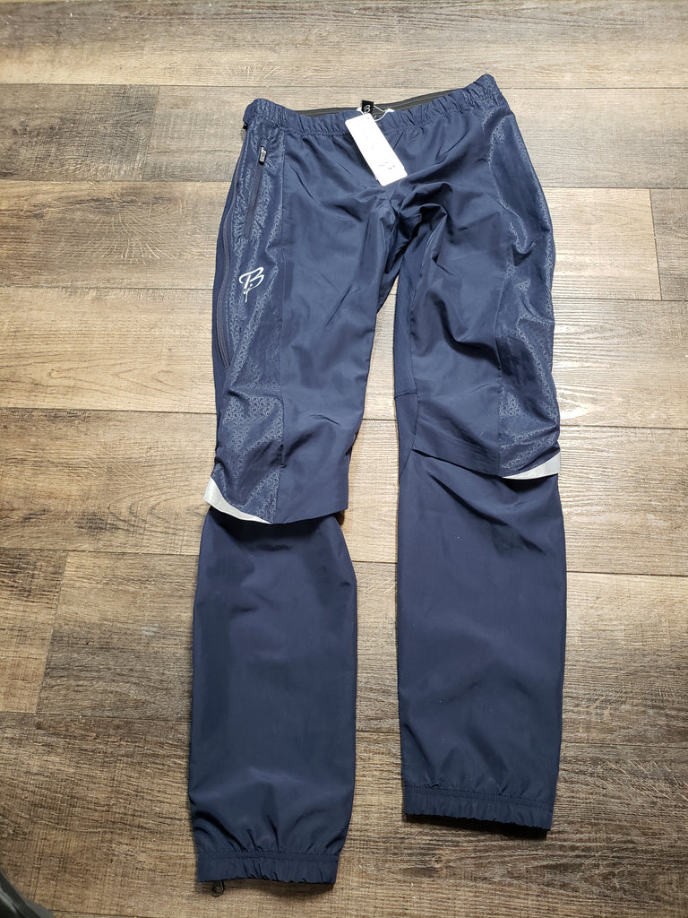Bjorn-Daehlie XC ski warm up full zip pants wind panels women medium