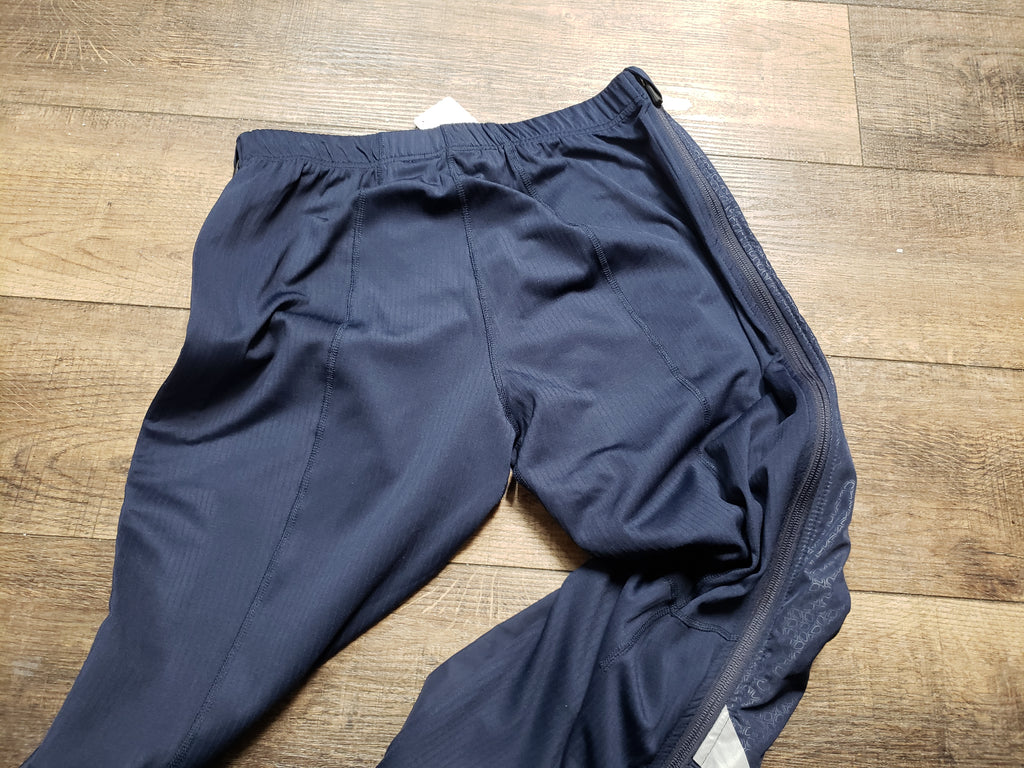 Bjorn-Daehlie XC ski warm up full zip pants wind panels women medium