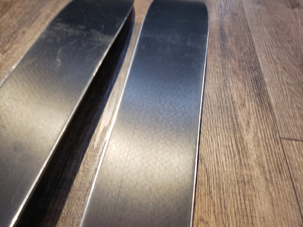 Salomon QST 85 skis all mountain rocker Grip Walk bindings, 177cm