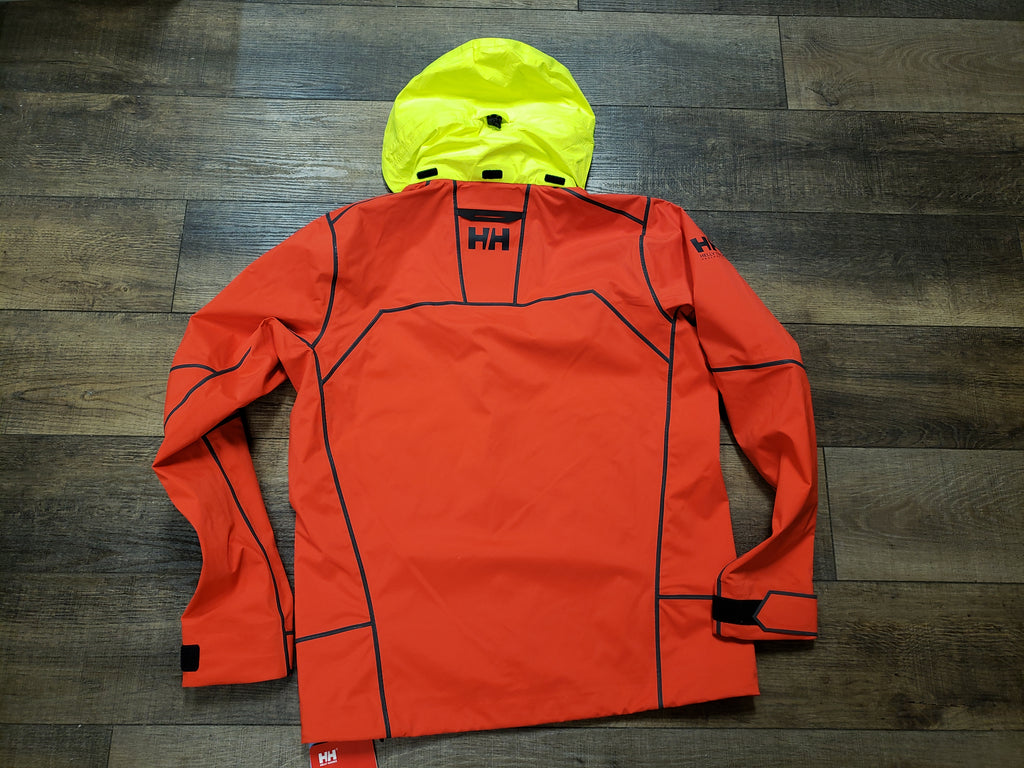 Helly Hansen HP Foil waterproof shell sailing jacket men large red