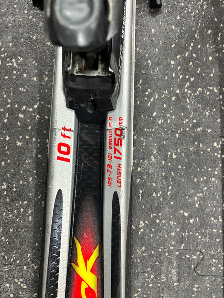 Volkl Tiger Shark All Mountain/Carving Skis, 175cm, Older Marker