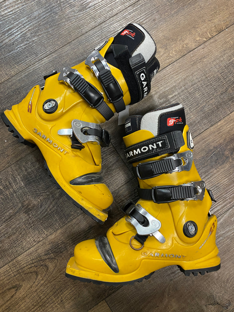 Garmont Super G telemark ski boots mondo 25.0 men 7 women 8