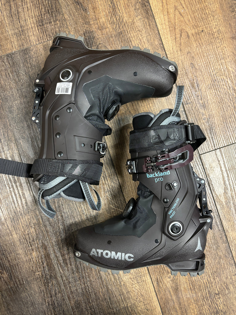 Atomic Backland Pro AT tech ski boots 22.5 women 5.5 new, deep purple