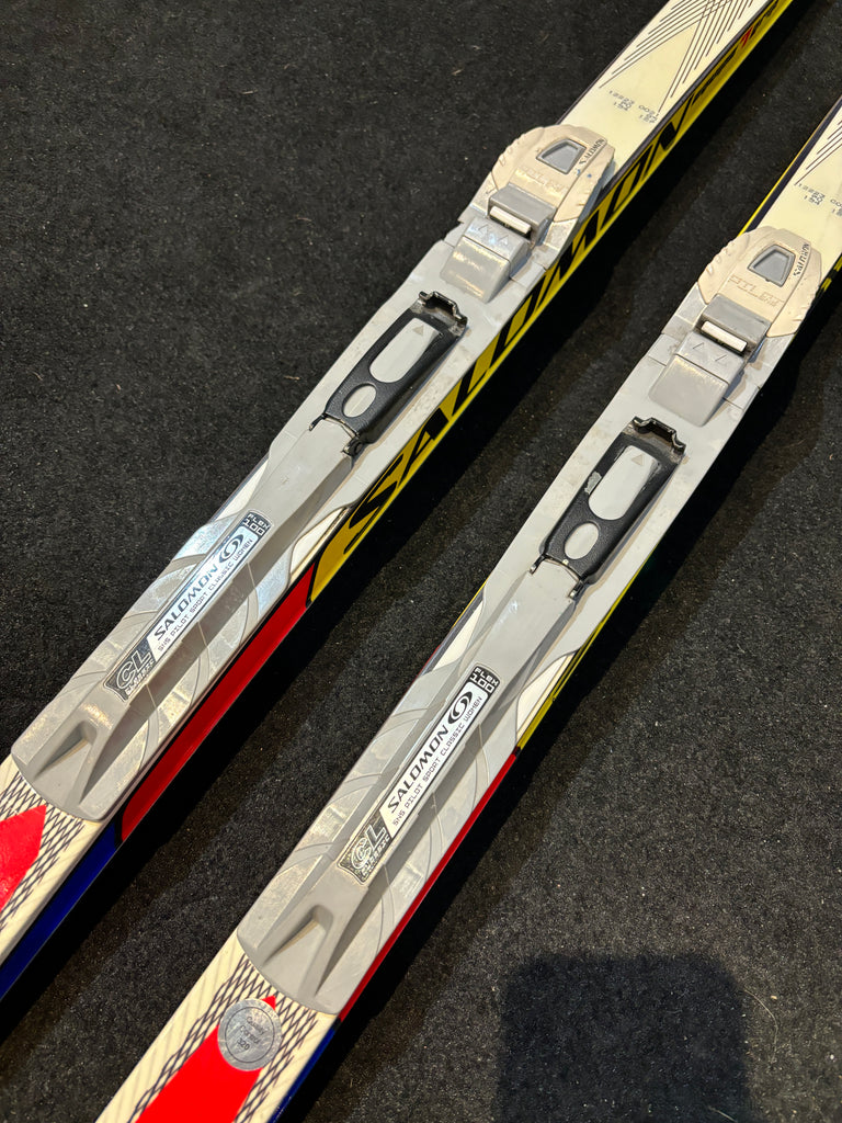 201cm Salomon Equipe 7 Classic XC Skis with SNS Pilot Bindings