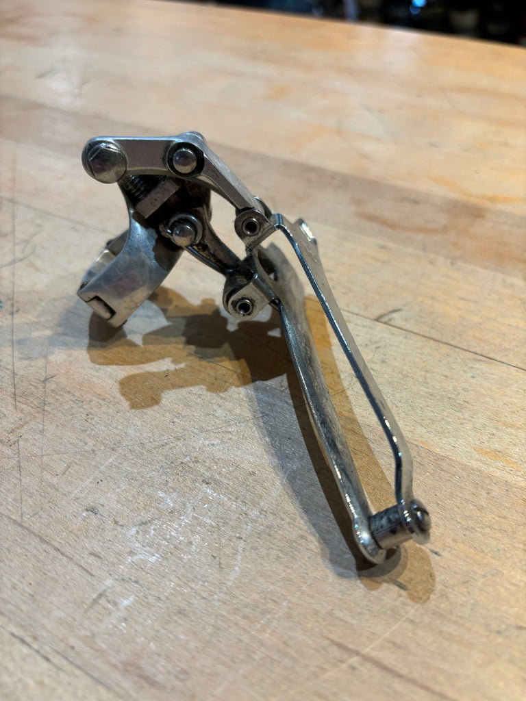 Vintage Campagnolo Double Front Derailleur, 28.6mm Clamp