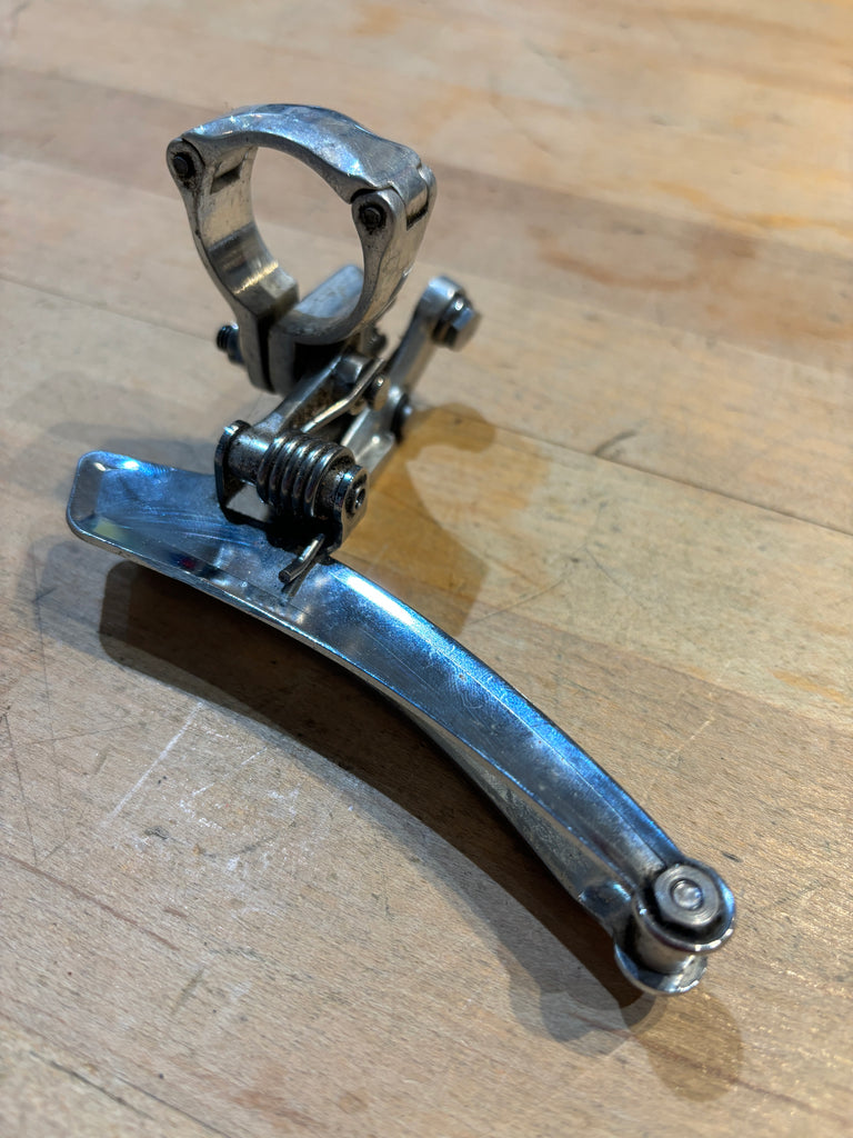 Vintage Campagnolo Double Front Derailleur, 28.6mm Clamp