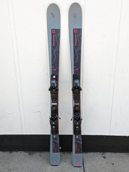 Salomon Distance 76 all mountain rocker skis with bindings, 150cm – The Extra Mile Outdoor Gear & Bike