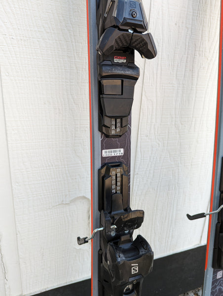 salomon distance skis RS 7 w/ Prolink Access with a soft flex Salomon E Distance 72 Skis