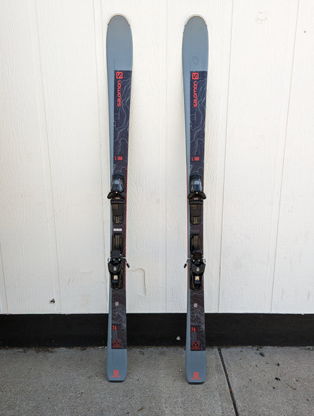 2016 salomon all mountain skis Salomon Distance 76 all mountain rocker skis with bindings, 180cm – The Extra Mile Outdoor Gear & Bike