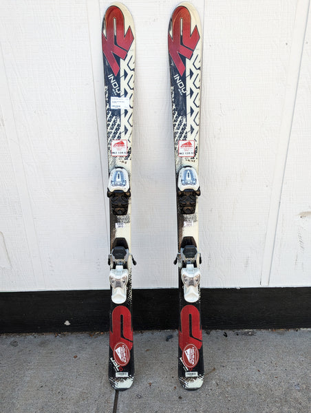 k2 amp stinger allmountain rocker ski K2 Amp Youth Skis, 124cm, Marker Bindings – The Extra Mile Outdoor Gear & Bike