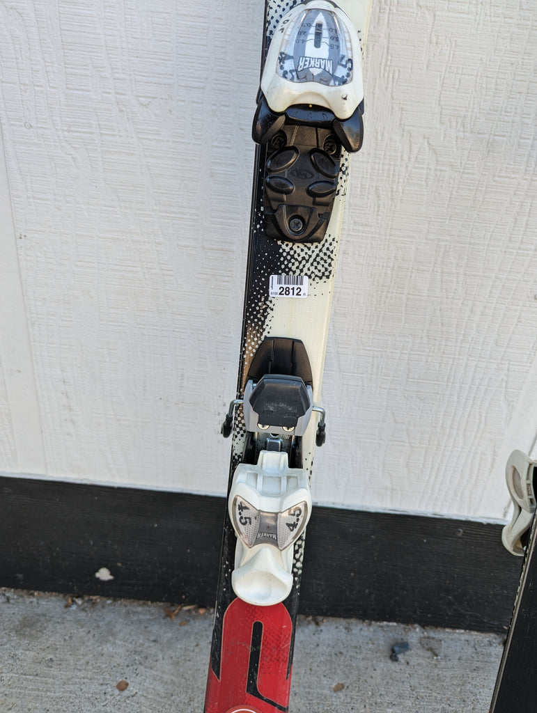 K2 Amp Youth Skis, 124cm, Marker Bindings