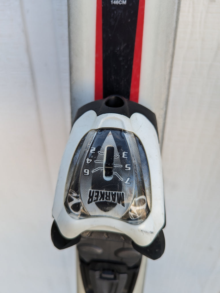 K2 Amp Youth Skis, 146cm, Marker Bindings