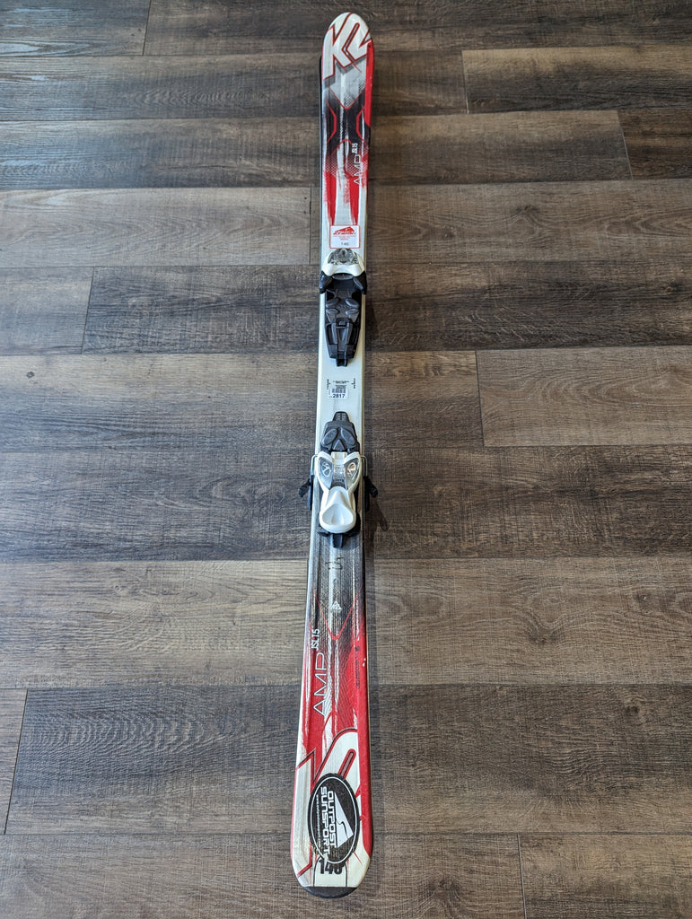 K2 Amp Youth Skis, 146cm, Marker Bindings