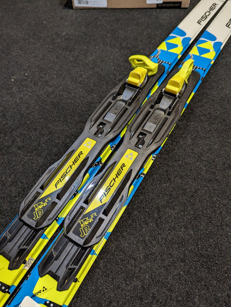 Fischer Snowstar Jr Kid's Cross Country Skis, Waxless, Twin Skin, NNN