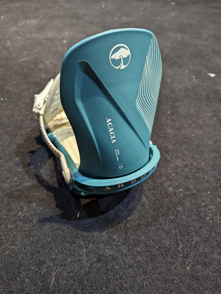 Arbor Acacia Snowboard Bindings, Women S/M, Turquoise