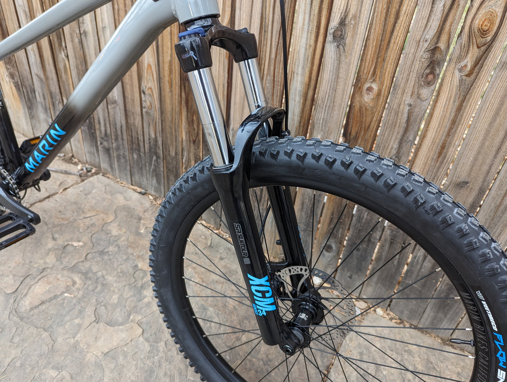 Marin San Quentin 1 Hardtail Mountain Bike, Gray/Black