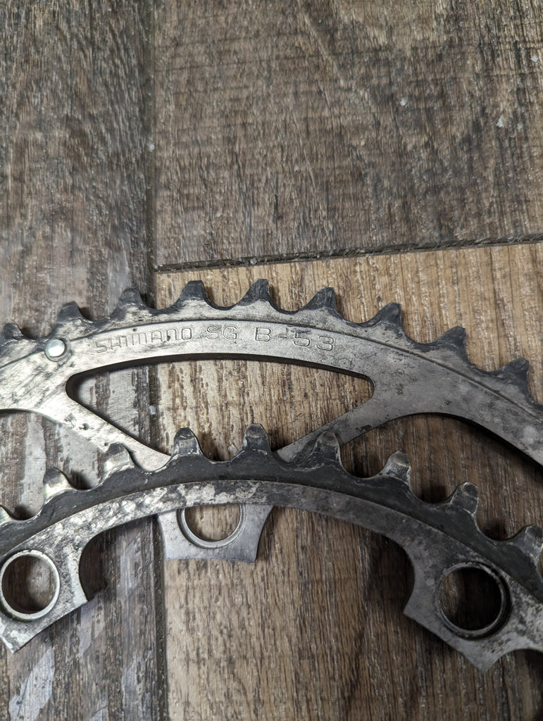 Shimano Dura Ace FC-7701 Double Crankset, 172.5, 53/39t