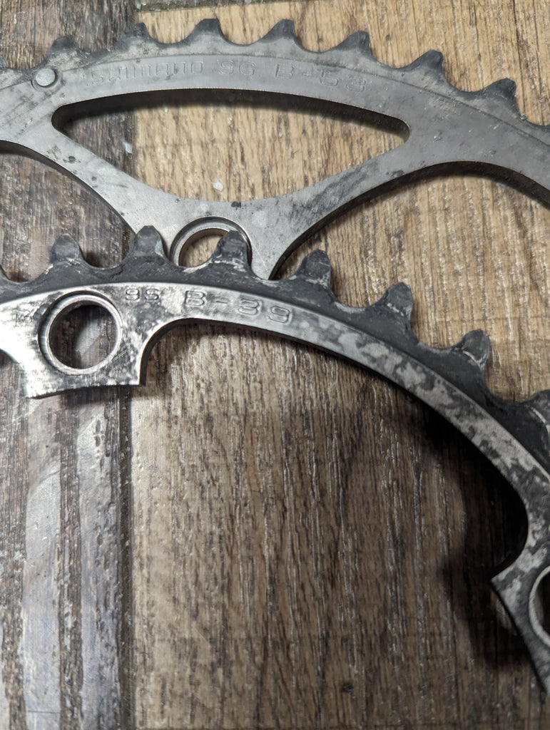 Shimano Dura Ace FC-7701 Double Crankset, 172.5, 53/39t