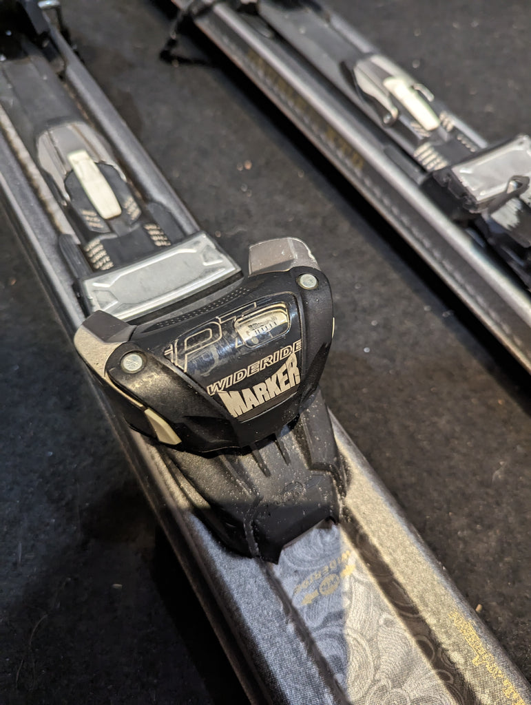 177cm Volkl Grizzly Skis, Older Marker Wideride iPT Bindings
