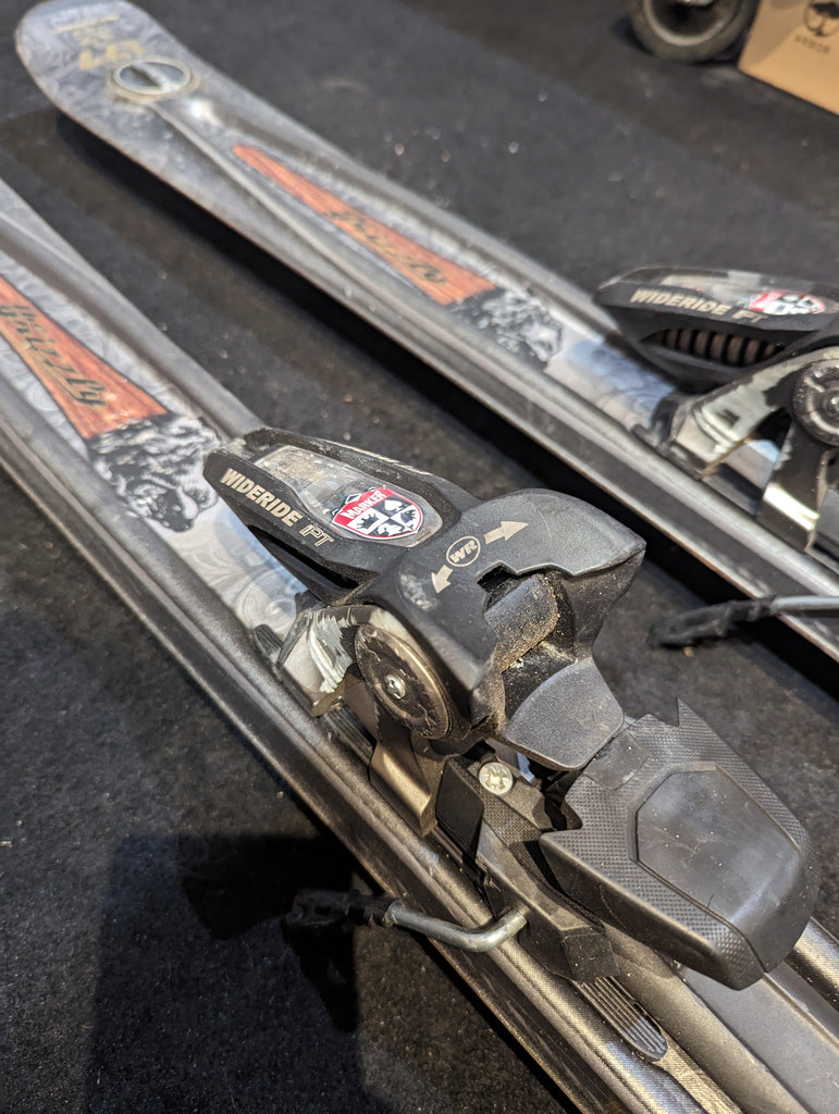 177cm Volkl Grizzly Skis, Older Marker Wideride iPT Bindings