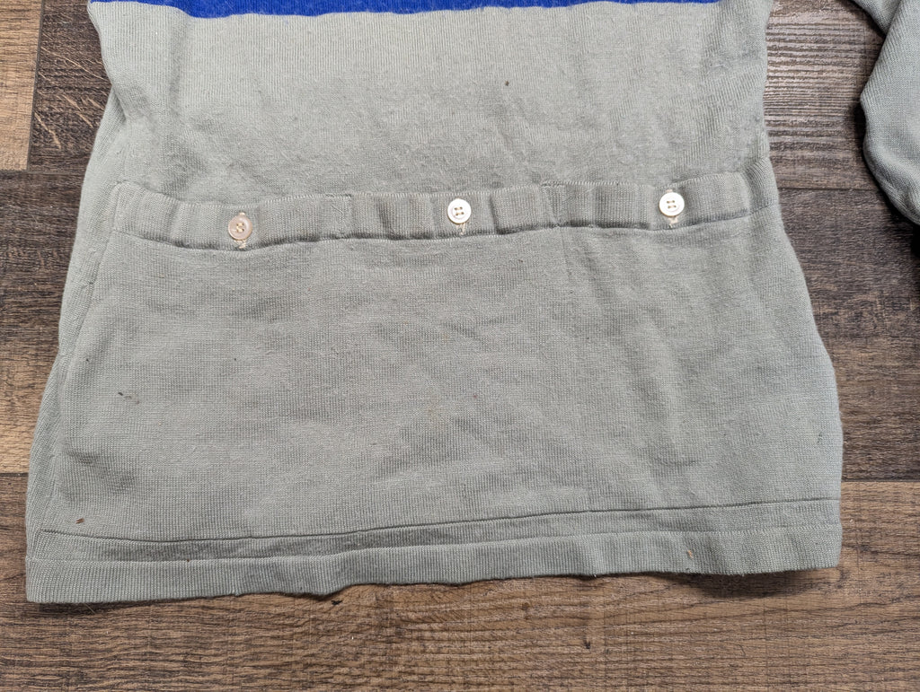 Vintage Wool Blend Cycling Sweater, Men, XL