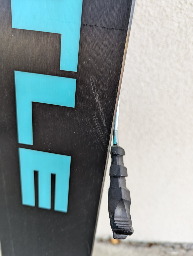 Kastle ZX115 Freeride Powder Skis, 186cm, Kastle K13 Demo Bindings, Edge Damage