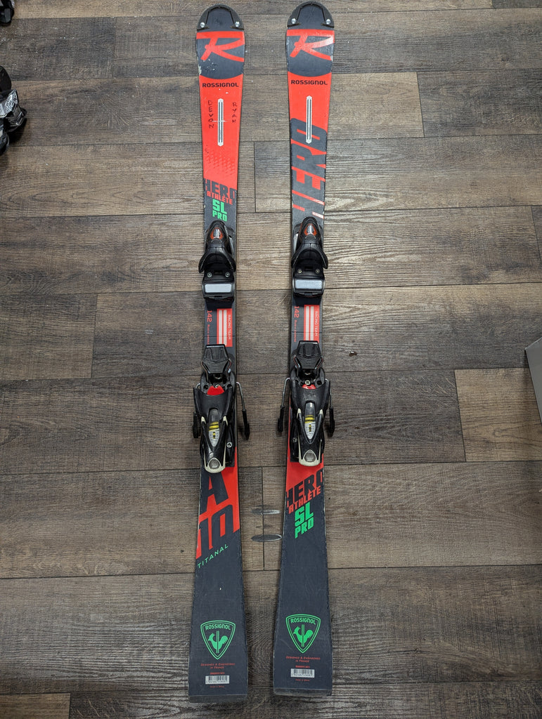 Rossignol Hero Athlete SL Pro Race Skis skis, 142cm, with Look SPX 10 Bindings