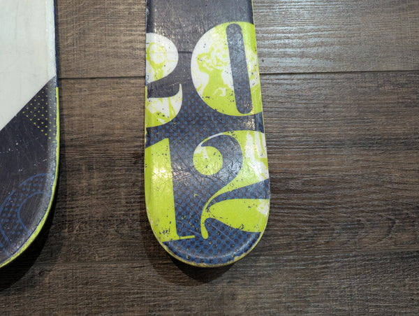 Salomon 2012 186cm All Mountain Rocker Skis, No Bindings – The