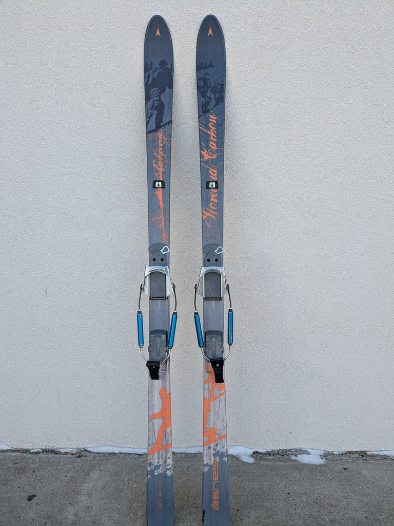 Asnes Light Duty Telemark Skis, 170cm,  Voile Switchback Telemark Bindings and skins