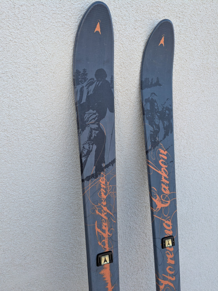 Asnes Light Duty Telemark Skis, 170cm,  Voile Switchback Telemark Bindings and skins