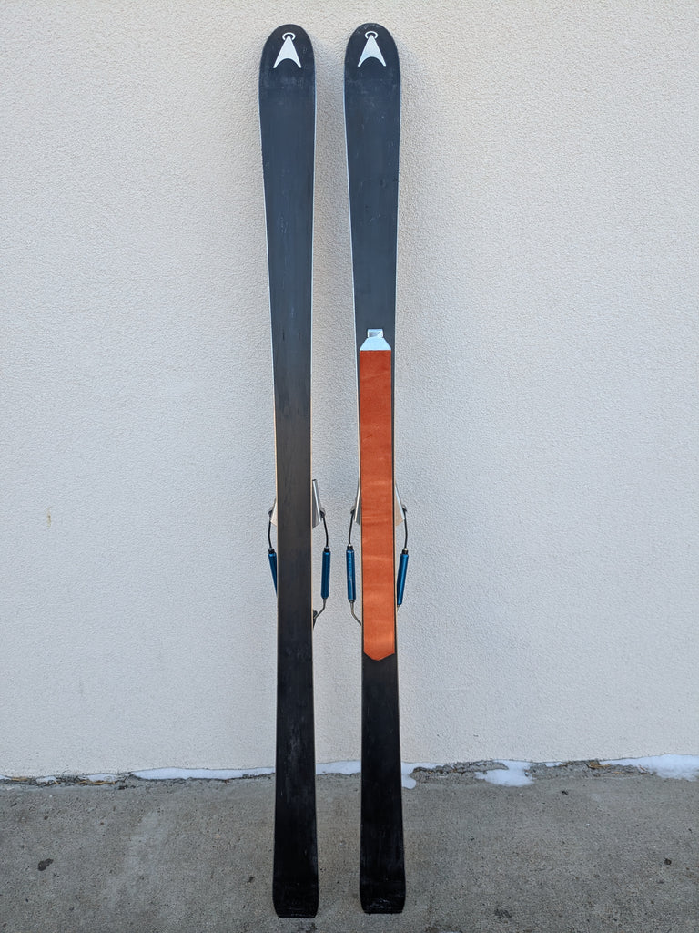 Asnes Light Duty Telemark Skis, 170cm,  Voile Switchback Telemark Bindings and skins