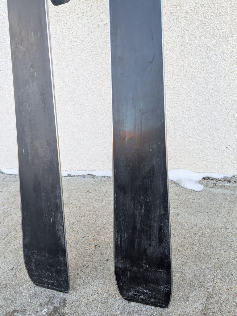 Asnes Light Duty Telemark Skis, 170cm,  Voile Switchback Telemark Bindings and skins