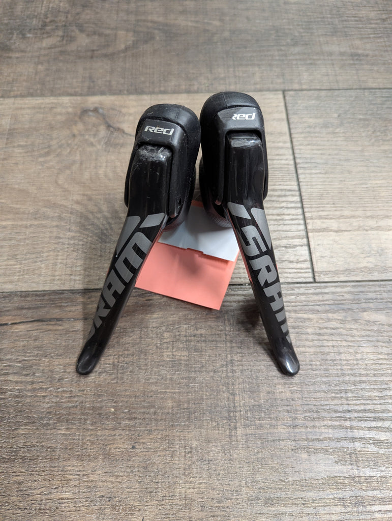 Sram Red DoubleTap Road Bike Shifter Brake Levers, Cable Brakes, 2x10, Carbon, FOR PARTS