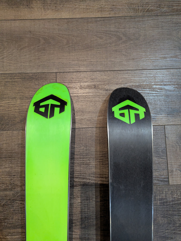 Blue House Mr. Rocker Twin Tips Telemark Skis, 171cm, 22 Designs