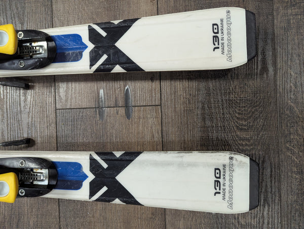 rossignol salomon skis Salomon X Wing T All Mountain Kids Skis, 130cm, Older Salomon Bindings, SEE NOTES