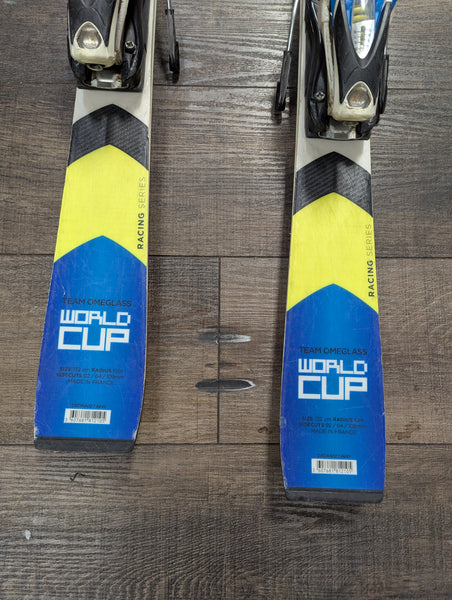 Dynastar Team Omeglass World Cup Kids Race Skis, 132cm, Look