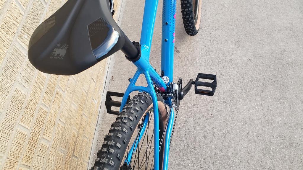 Marin Bobcat Trail 3 29er Hardtail Mountain Bike, Blue/Pink