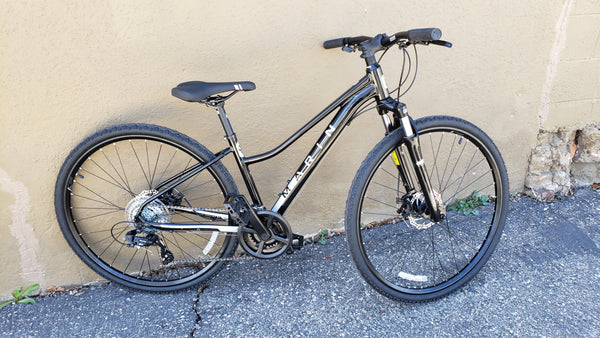 Marin San Anselmo DS1 Hybrid Bike, Black – The Extra Mile Outdoor