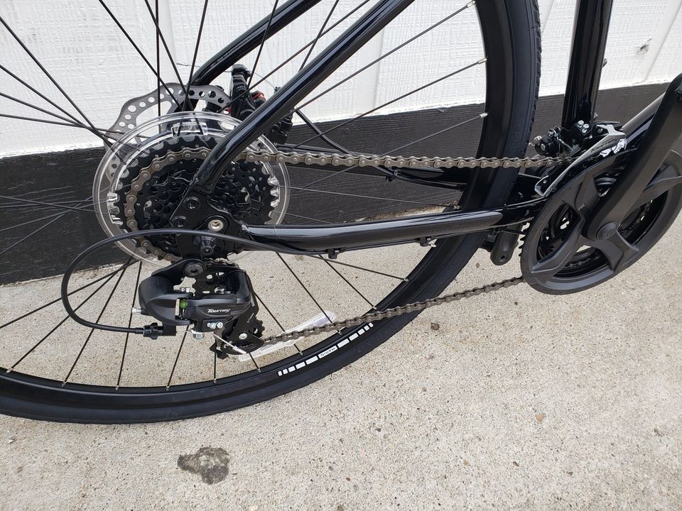 Marin Fairfax 1 Hybrid/Commuter Bike, Step-Thru, Black