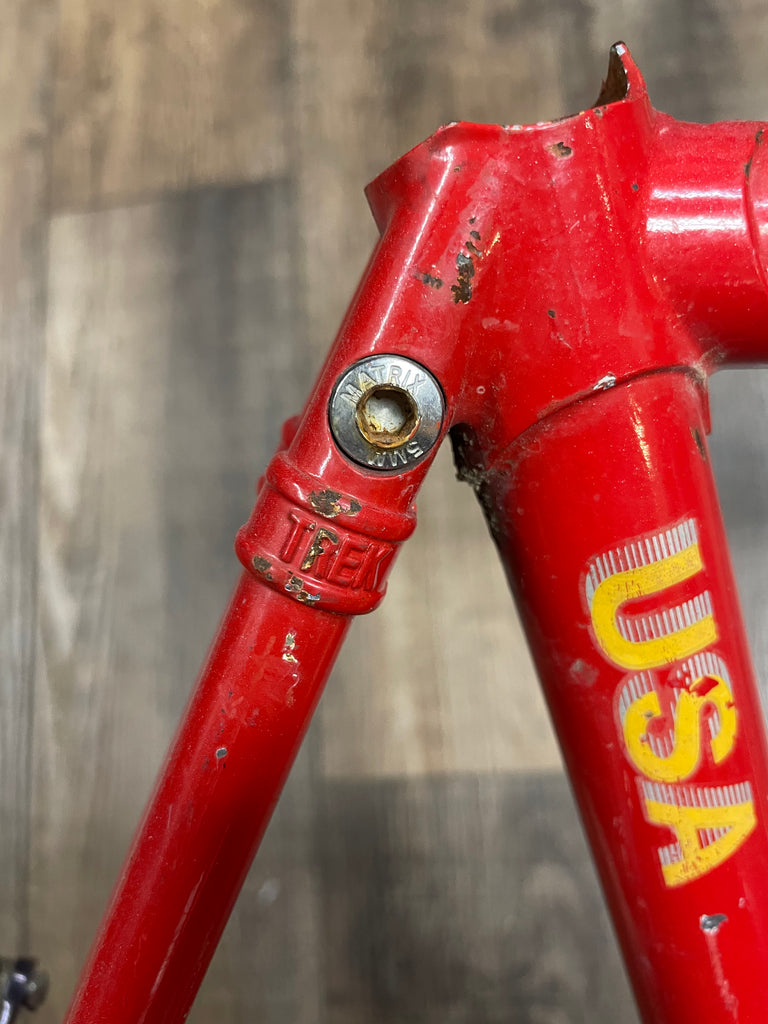 Vintage Lugged Steel Trek 460 Series Road Bike 60-61cm