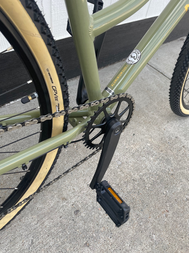 Marin Kentfield 2 Step Thru Hybrid Bike, Green
