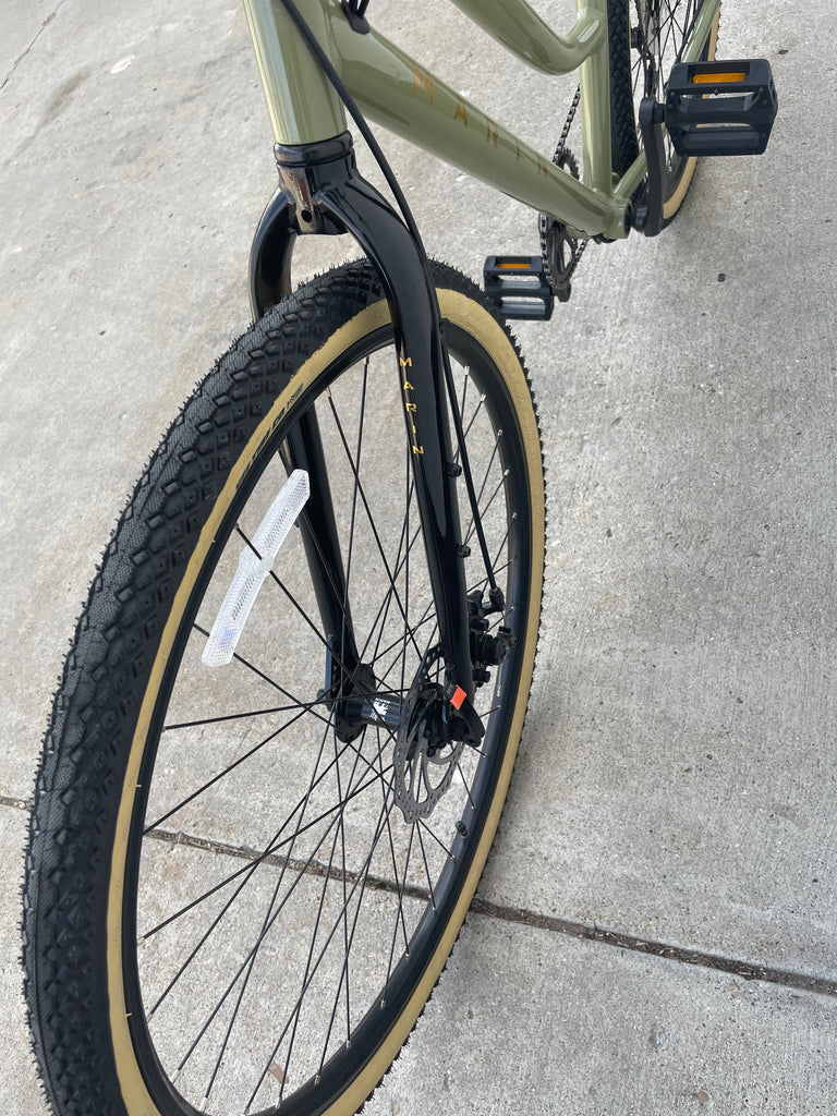 Marin Kentfield 2 Step Thru Hybrid Bike, Green