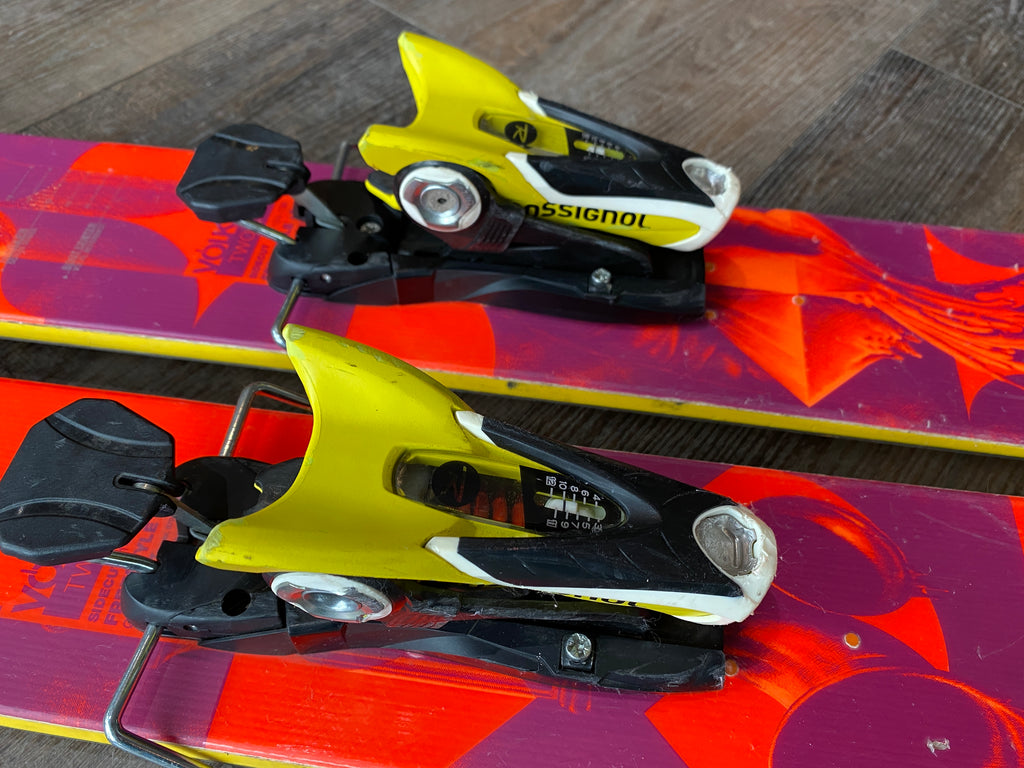 Volkl Two Powder Skis, Rossignol Axial2 120 Bindings, 196cm