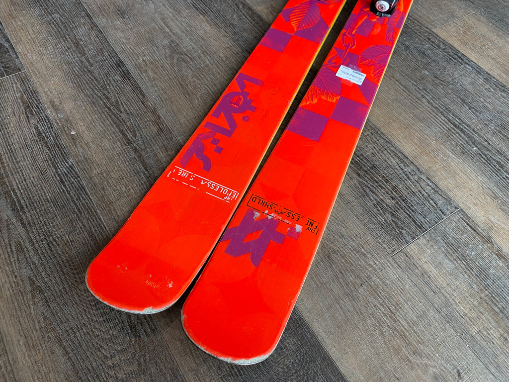 Volkl Two Powder Skis, Rossignol Axial2 120 Bindings, 196cm