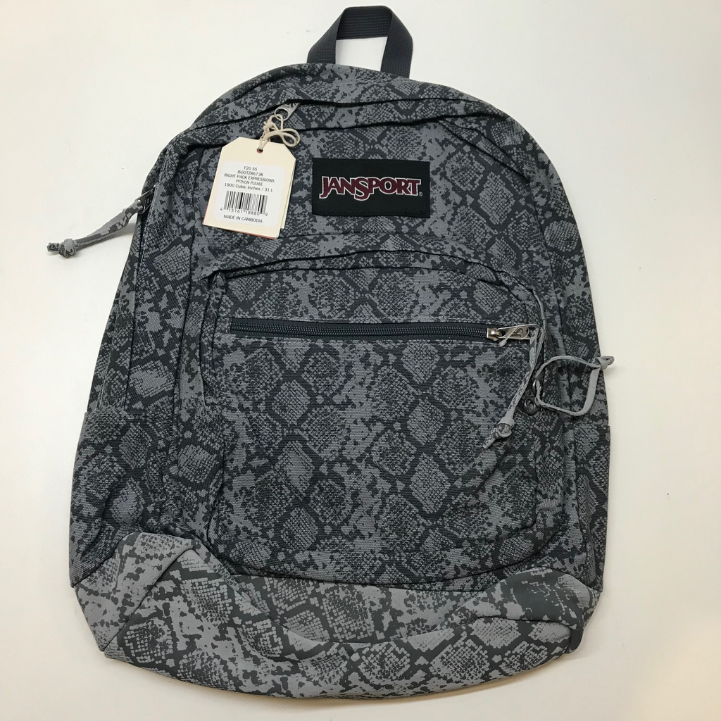 Jansport Right Pack Expressions Backpack book bag/day pack leather bottom