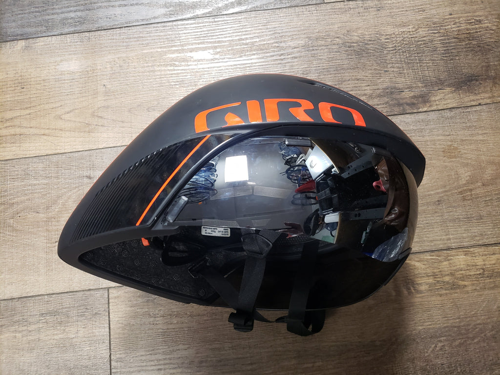 Giro Aerohead tri helmet MIPS 2016 mag visor lense medium black