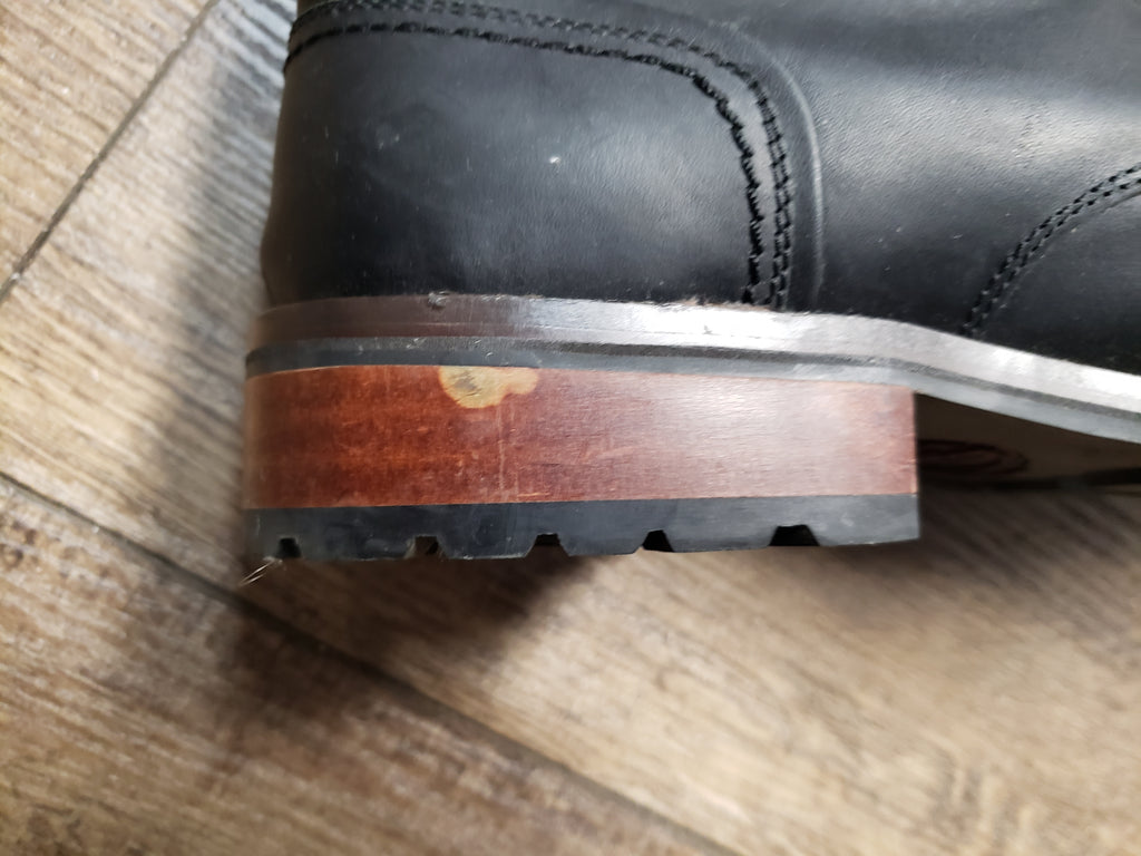 Wolverine leather cap toe boots fashion men 11.5 D