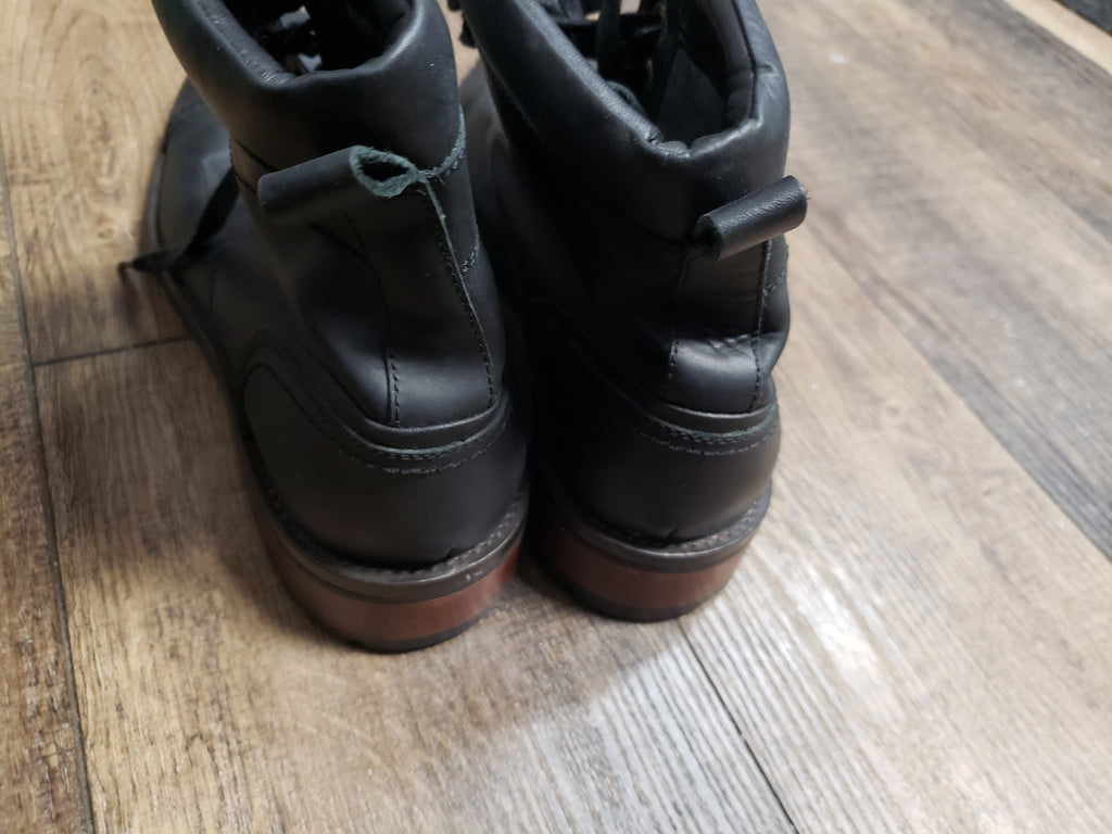 Wolverine leather cap toe boots fashion men 11.5 D